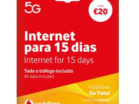 Cartão SIM Vodafone Internet Móvel GoTotal 15 Dias Discount