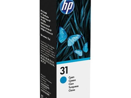 Tinteiro HP 1VU26AE - 31 - Azul Ciano Fashion