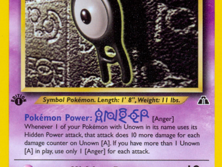 Unown [A] (33 75) [Neo Discovery 1st Edition] Hot on Sale