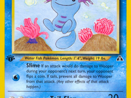 Wooper (71 75) [Neo Discovery 1st Edition] Online Hot Sale