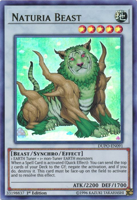 Naturia Beast [DUPO-EN091] Ultra Rare on Sale