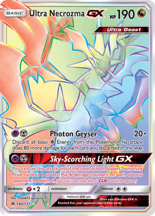 Ultra Necrozma GX (140 131) [Sun & Moon: Forbidden Light] Supply