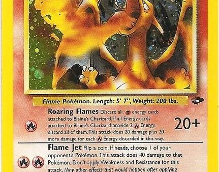 Blaine s Charizard (2 132) [Gym Challenge Unlimited] For Cheap