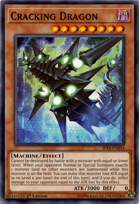 Cracking Dragon [SP18-EN014] Common Discount