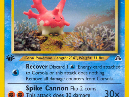 Corsola (37 75) [Neo Discovery 1st Edition] For Discount