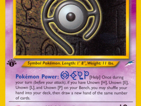 Unown [H] (28 105) [Neo Destiny 1st Edition] Cheap