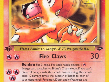 Blaine s Charmeleon (31 132) [Gym Challenge 1st Edition] Online Hot Sale