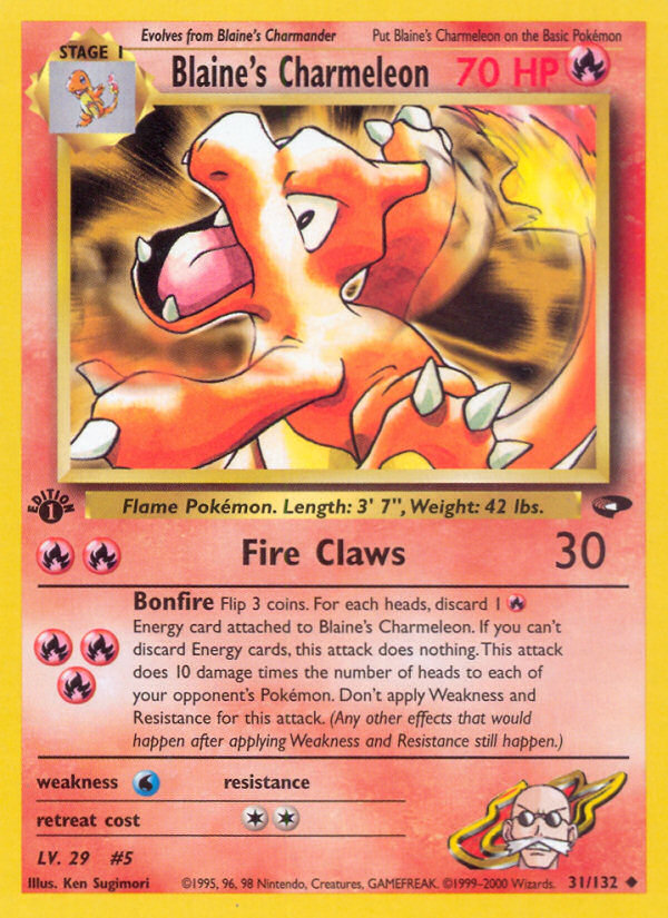 Blaine s Charmeleon (31 132) [Gym Challenge 1st Edition] Online Hot Sale