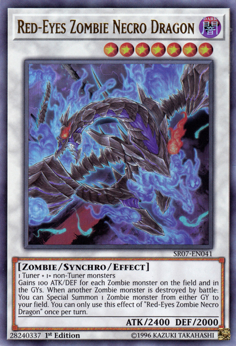 Red-Eyes Zombie Necro Dragon [SR07-EN041] Ultra Rare Online