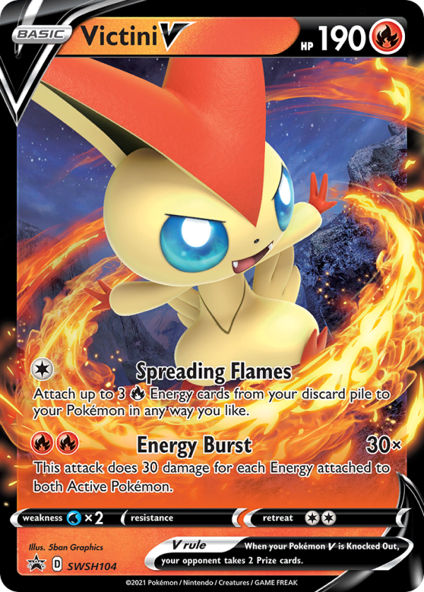 Victini V (SWSH104) [Sword & Shield: Black Star Promos] Cheap