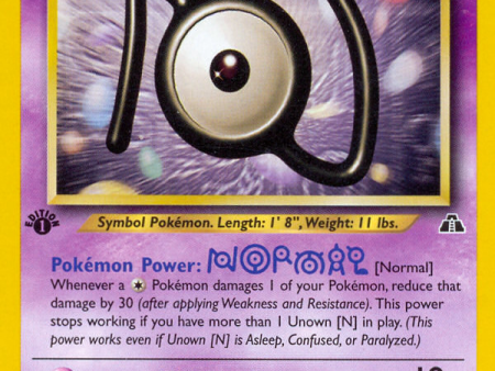 Unown [N] (50 75) [Neo Discovery 1st Edition] Online now