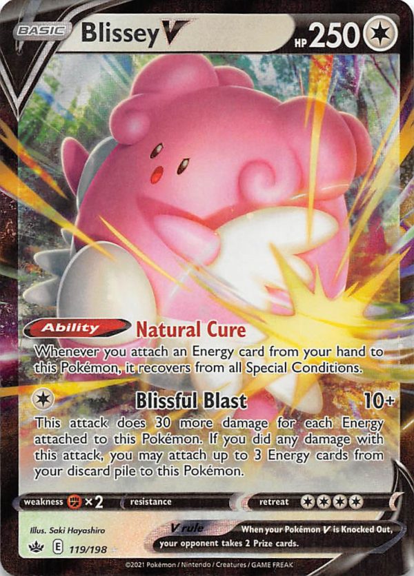 Blissey V (119 198) [Sword & Shield: Chilling Reign] Discount