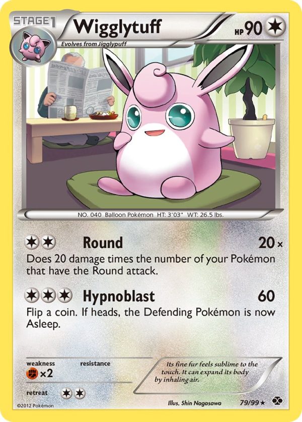 Wigglytuff (79 99) (Cosmos Holo) (Blister Exclusive) [Black & White: Next Destinies] on Sale