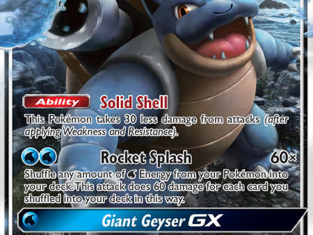 Blastoise GX (35 214) [Sun & Moon: Unbroken Bonds] Fashion