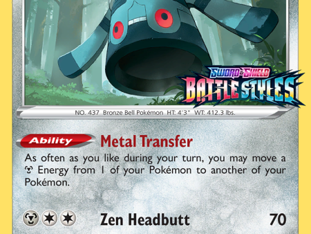 Bronzong (SWSH091) (Prerelease Promo) [Sword & Shield: Black Star Promos] Fashion