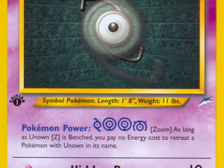 Unown [Z] (60 105) [Neo Destiny 1st Edition] Fashion