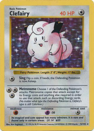 Clefairy (5 102) [Base Set Shadowless Unlimited] Online