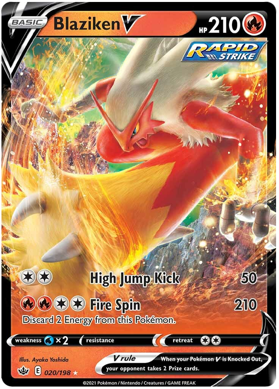 Blaziken V (020 198) [Sword & Shield: Chilling Reign] Sale