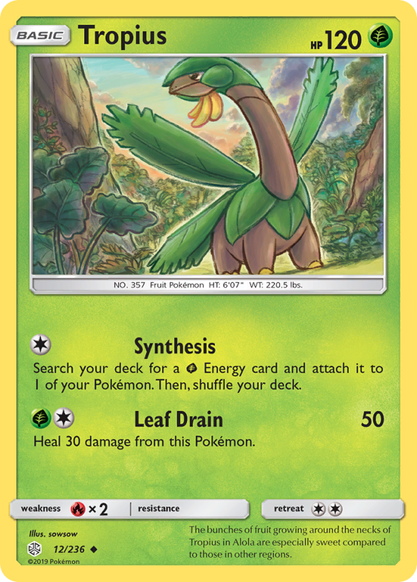 Tropius (12 236) [Sun & Moon: Cosmic Eclipse] Supply