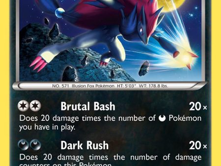 Zoroark (71 108) (Cracked Ice Holo) (Theme Deck Exclusive) [Black & White: Dark Explorers] Fashion