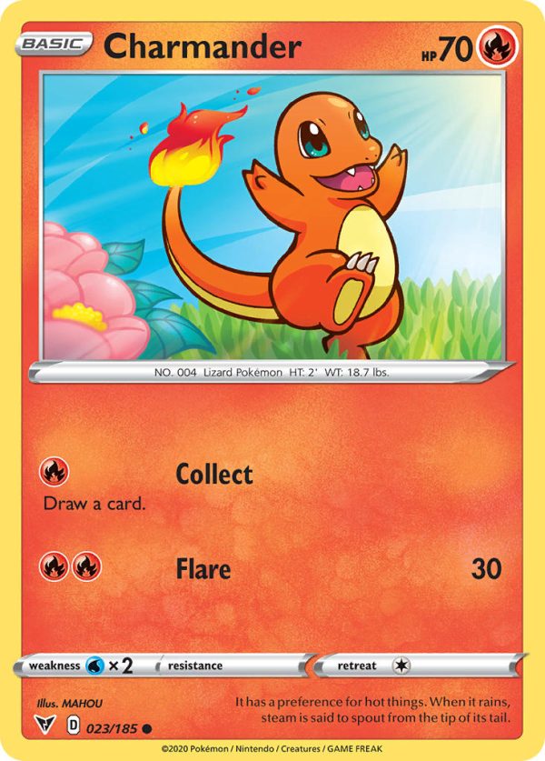 Charmander (023 185) [Sword & Shield: Vivid Voltage] Online