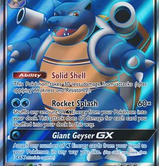 Blastoise GX (SM189) (Jumbo Card) [Sun & Moon: Black Star Promos] For Sale