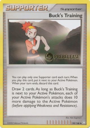 Bucks Training (130 146) (Prerelease Promo) [Diamond & Pearl: Legends Awakened] For Discount