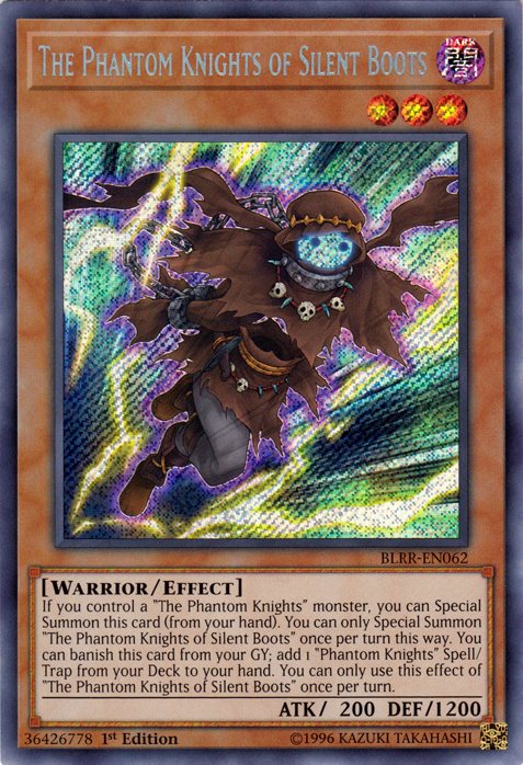 The Phantom Knights of Silent Boots [BLRR-EN062] Secret Rare on Sale