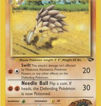 Brock s Sandslash (36 132) [Gym Challenge Unlimited] For Cheap