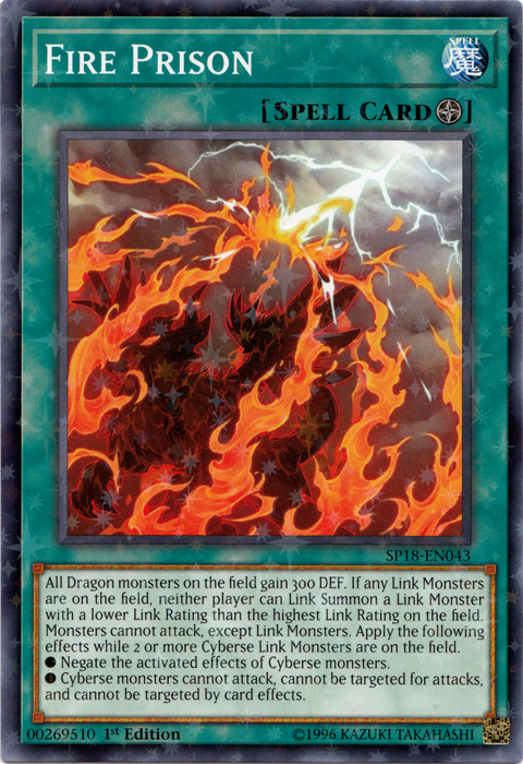 Fire Prison [SP18-EN043] Starfoil Rare Discount