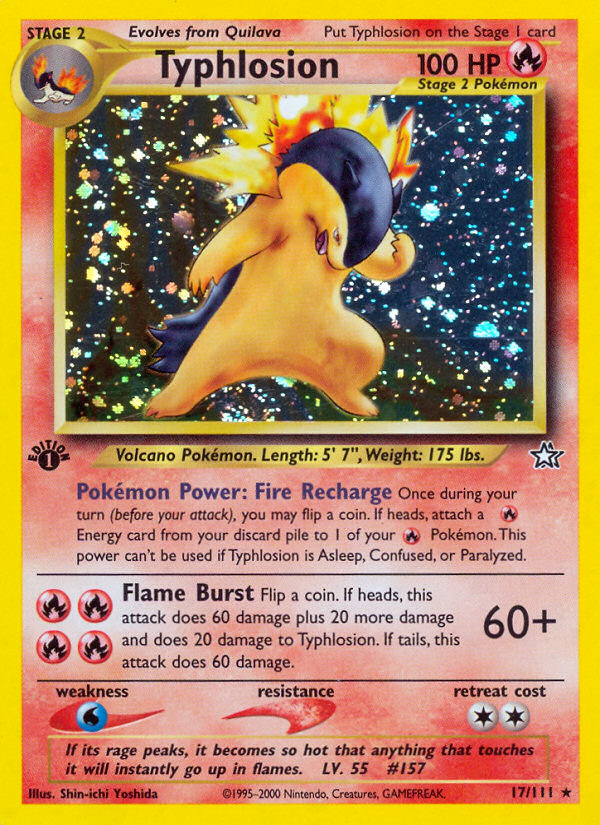 Typhlosion (17 111) [Neo Genesis 1st Edition] Online Sale