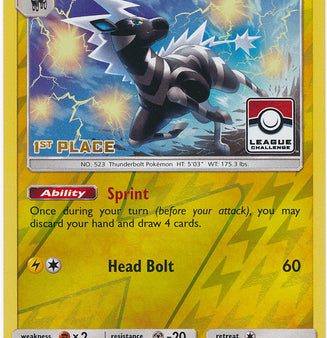 Zebstrika (82 214) (League Promo 1st Place) [Sun & Moon: Lost Thunder] Cheap