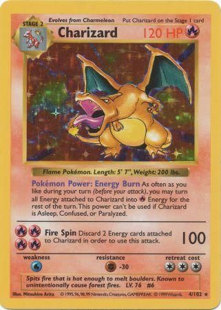 Charizard (4 102) [Base Set Shadowless Unlimited] Fashion