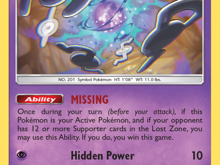 Unown (92 214) [Sun & Moon: Lost Thunder] For Cheap