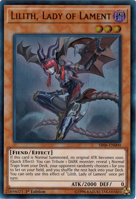 Lilith, Lady of Lament [SR06-EN000] Ultra Rare For Discount