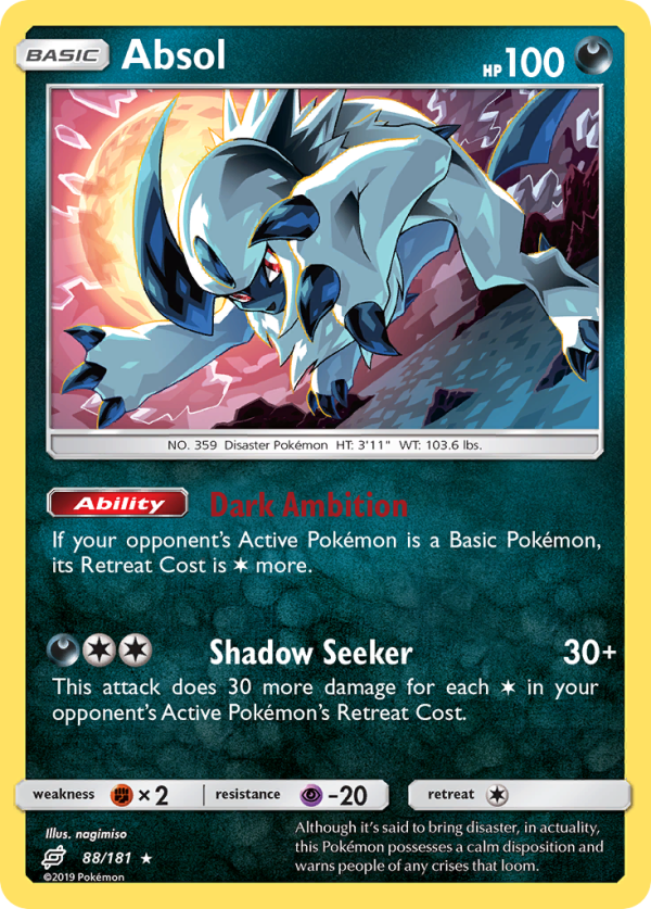 Absol (88 181) [Sun & Moon: Team Up] Online now