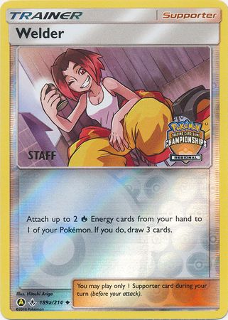 Welder (189a 214) (Regional Championship Promo Staff) [Sun & Moon: Unbroken Bonds] Sale