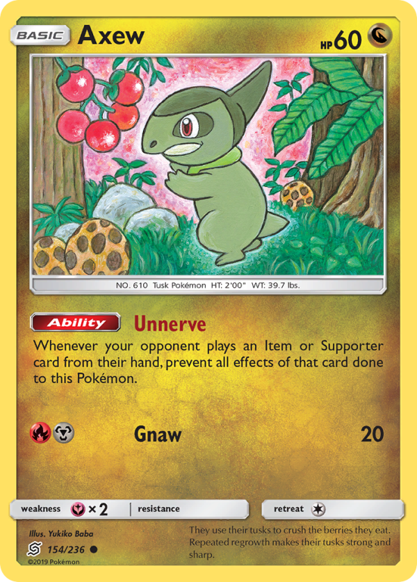 Axew (154 236) [Sun & Moon: Unified Minds] Cheap