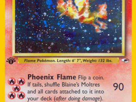 Blaine s Moltres (1 132) [Gym Heroes 1st Edition] Hot on Sale