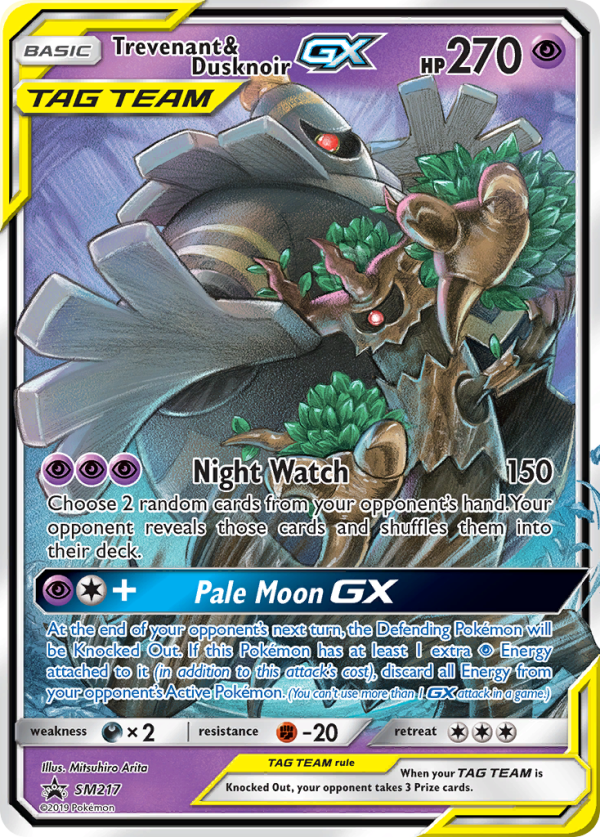 Trevenant & Dusknoir GX (SM217) [Sun & Moon: Black Star Promos] Online