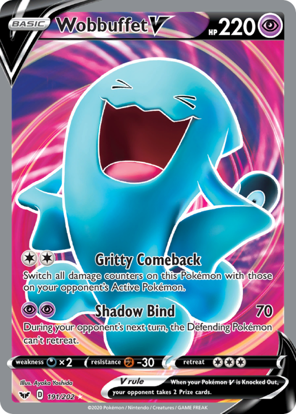 Wobbuffet V (191 202) [Sword & Shield: Base Set] Online now