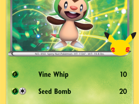 Chespin (XY01) (Jumbo Card) [First Partner Pack] Discount