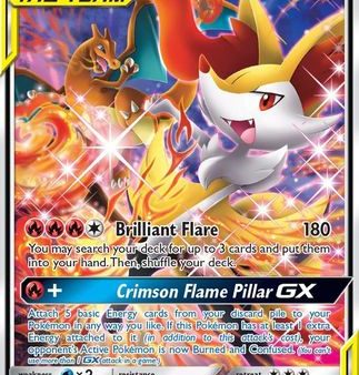 Charizard & Braixen GX (SM230) (Jumbo Card) [Sun & Moon: Black Star Promos] For Cheap