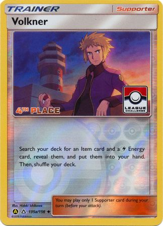 Volkner (135a 156) (League Challenge 4th Place) [Sun & Moon: Ultra Prism] For Cheap