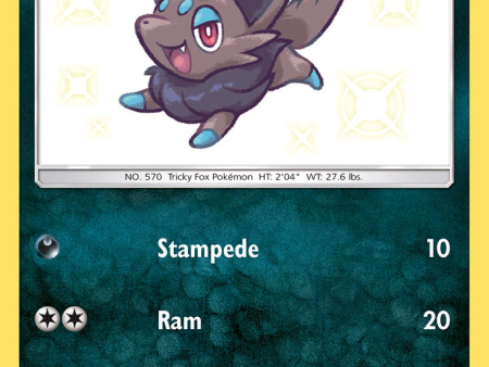 Zorua (SV25 SV94) [Sun & Moon: Hidden Fates - Shiny Vault] Online Hot Sale