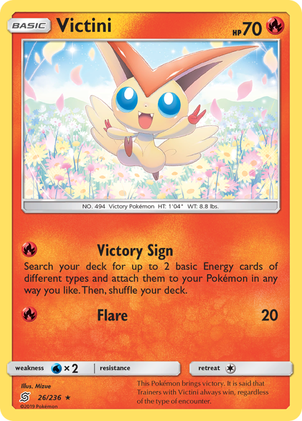 Victini (26 236) [Sun & Moon: Unified Minds] Supply