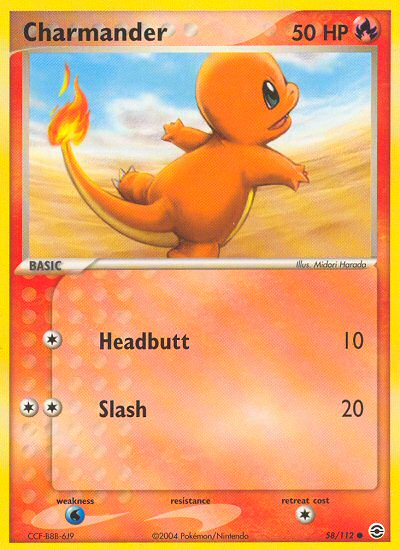 Charmander (58 112) [EX: FireRed & LeafGreen] Fashion