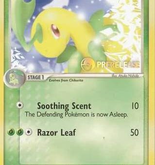 Bayleef (35 115) (Prerelease Promo) [Nintendo: Black Star Promos] on Sale