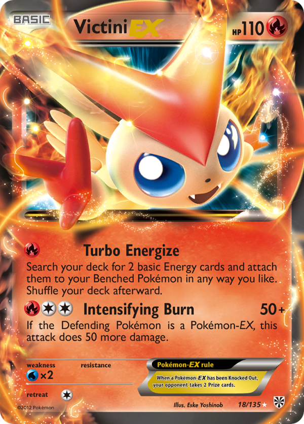 Victini EX (18 135) [Black & White: Plasma Storm] on Sale