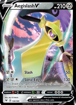 Aegislash V (126 185) [Sword & Shield: Vivid Voltage] Fashion